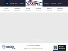 Tablet Screenshot of campis.com.au